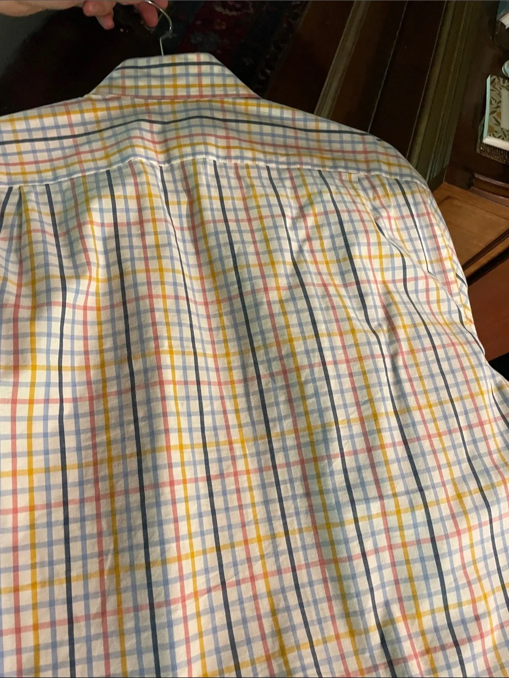 J. Crew Men’s Multicolor Pastel Plaid Button-Down Shirt